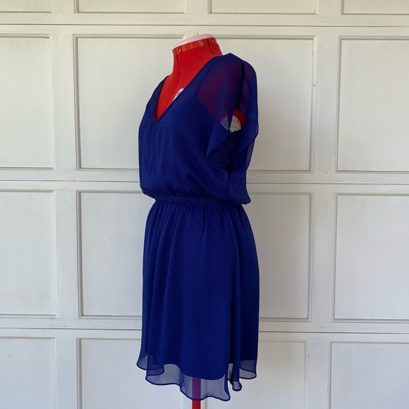 Express Cobalt Blue Dress - Picture 2 of 12
